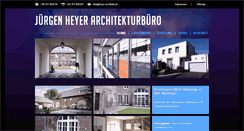 Desktop Screenshot of heyer-architekten.de